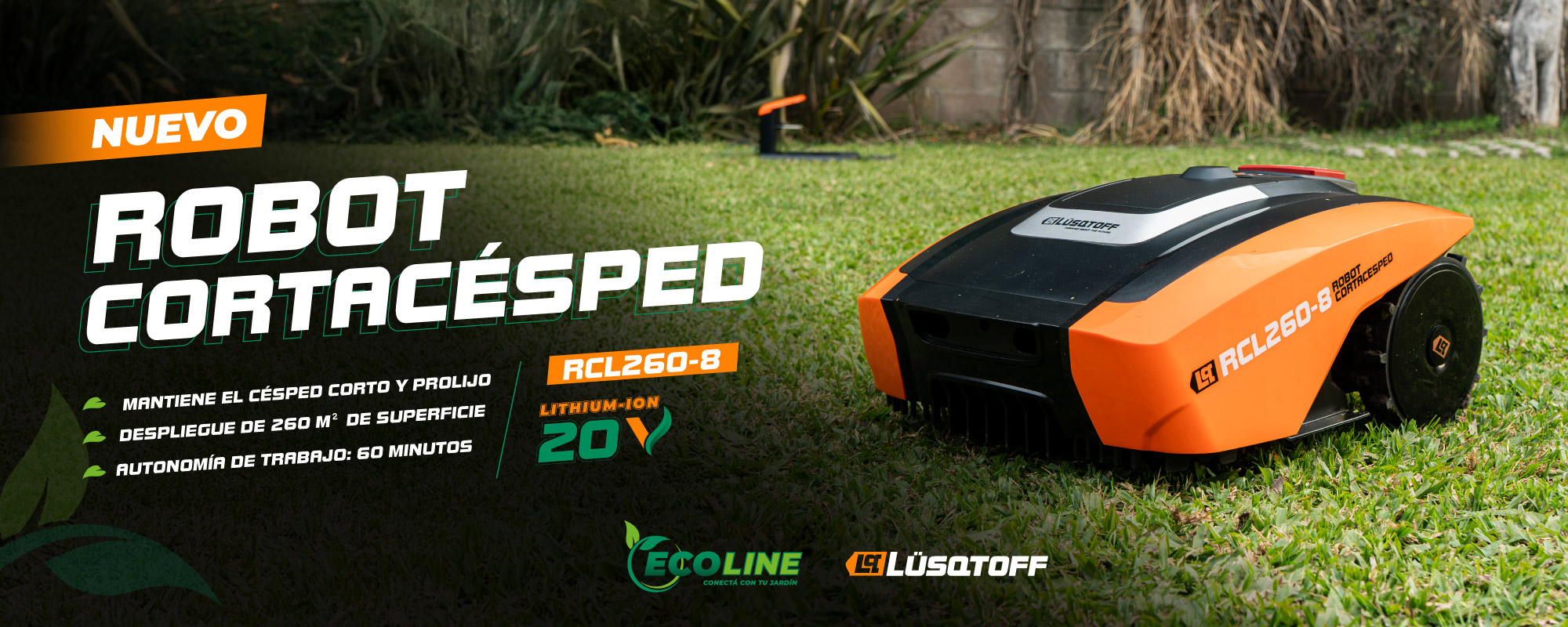 ROBOT CORTACÉSPED • ECOLINE